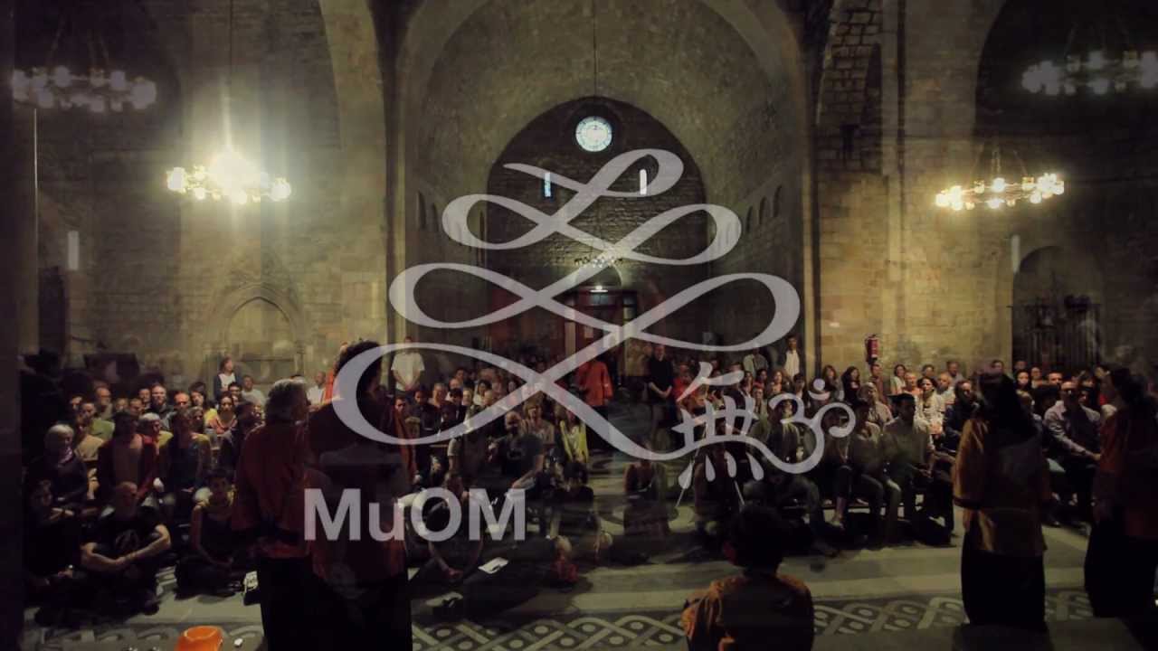 The MuOM overtone choir singing in a forest in Catalonia.
